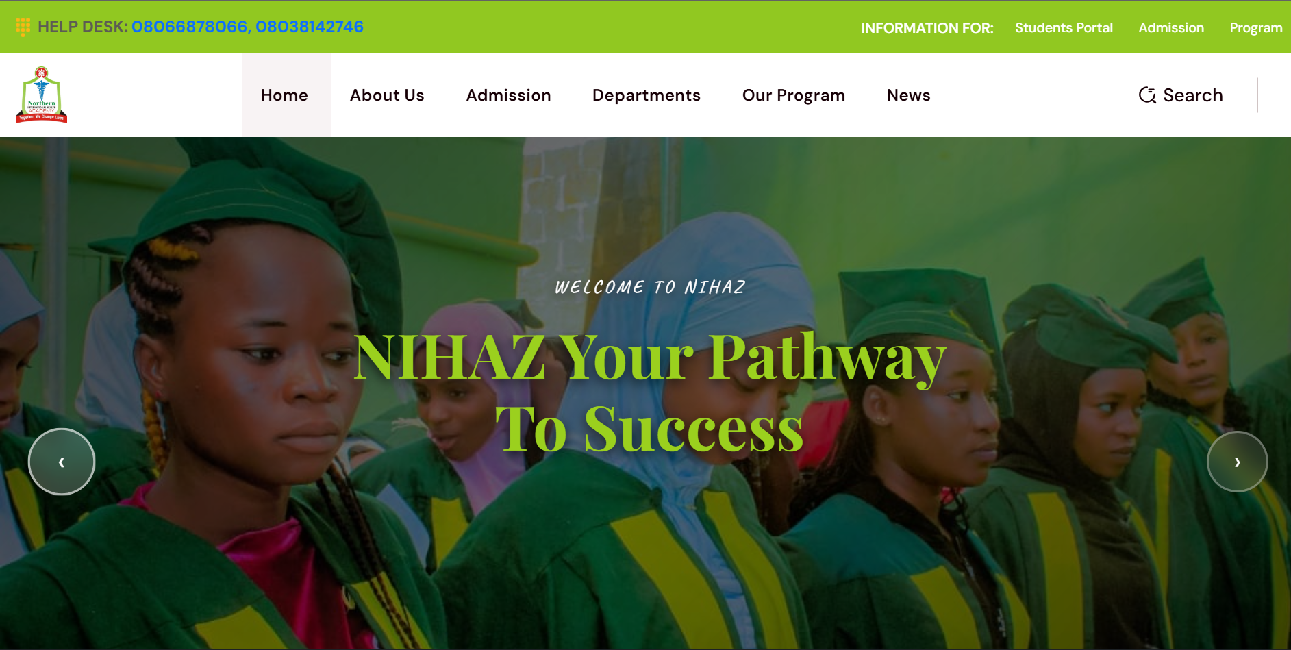 Northern International Health Academy Zaria (NIHAZ)